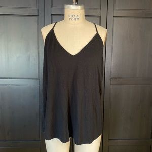 Athleta Black  Nighttime Bliss Sleep Cami Size XL